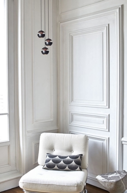 Here Comes The Sun Mini pendel, czarny/miedź