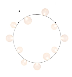 Hubble Bubble 11 lampa wisząca, frosted