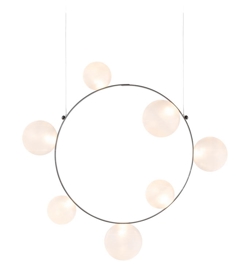 Hubble Bubble 7 lampa wisząca, frosted
