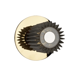 In The Sun 190 kinkiet/plafon, złoto/srebro