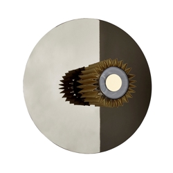 In The Sun 380 kinkiet/plafon, srebrny/złoty