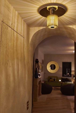 In The Sun 270 kinkiet/plafon, złoty