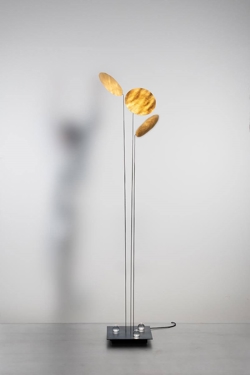 Nuunu lampa podłogowa, złota