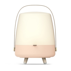 Lite-up Play LED lampa z głośnikiem, różowa