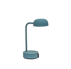 Fokus lampa stołowa / lampa na baterie, smoky teal (niebieskozielony)