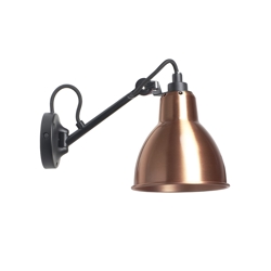 Lampe Gras No 104 kinkiet, czarny/miedziany