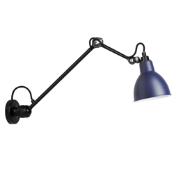 Lampe Gras No 304 L40 Kinkiet, czarny/niebieski