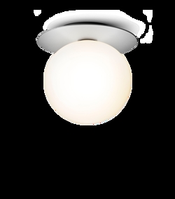 Liila 1 large kinkiet / lampa sufitowa IP44, light silver/opal
