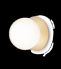 Liila 1 large kinkiet / lampa sufitowa IP44, nordic gold/opal