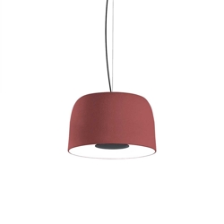 Djembe 42.28 lampa wisząca, czerwona