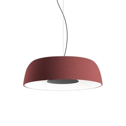 Djembe 65.23 lampa wisząca, czerwona