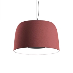 Djembe 65.45 lampa wisząca, czerwona