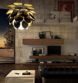 Discoco Medium, Ø53 czarny/złoty