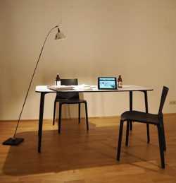 Max. Lampa podłogowa LED, chrom