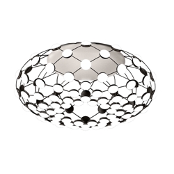 Mesh lampa sufitowa Ø72, czarna