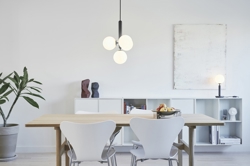 Miira 4 pendel, szary/opal