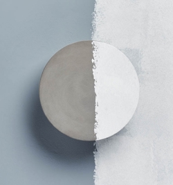 MimiCry round kinkiet, natural clay