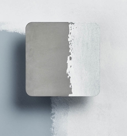 MimiCry square kinkiet, natural clay