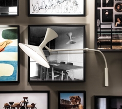 Mini Lampe de Marseille kinkiet, biały