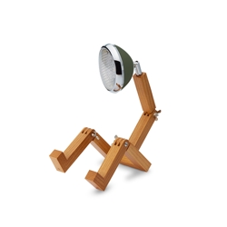 Mini Mr. Wattson lampa stołowa, Army zielony