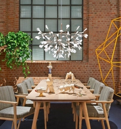 Heracleum III lampa wisząca large, miedź