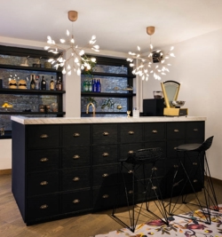 Heracleum III lampa wisząca small, miedź