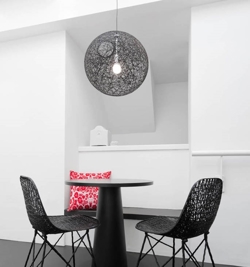 Random Light Lampa wisząca medium, czarna