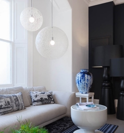 Random Light Lampa wisząca medium, biała