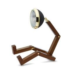 Mr. Wattson lampa stołowa, Matowa czerń/mosiądz