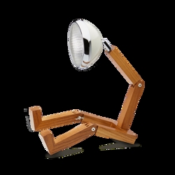 Mr. Wattson lampa stołowa, Vintage biały