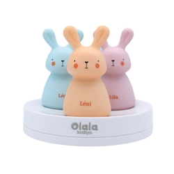 Lampka nocna Trio królik, kolorowa