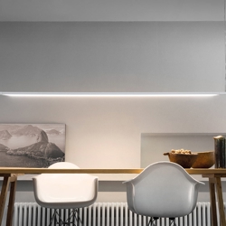 Linescapes pozioma lampa wisząca, biała