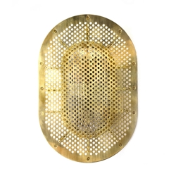 Night Rider Kinkiet, surowy mosiądz