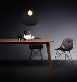 Lampa wisząca Non Random D48, czarna