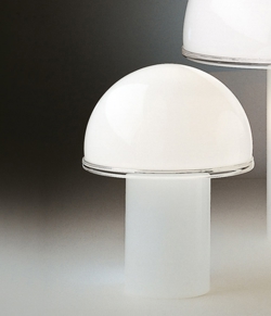 Onfale Piccolo lampa stołowa, biała