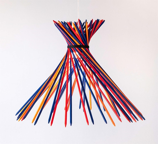 Pic-a-stick lampa wisząca, kolorowa