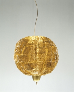 LICEO 70 lampa wisząca z brązową siatką