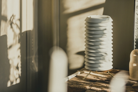 Maija 15 lampa stołowa, biała