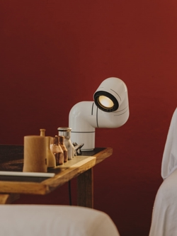 Tatu lampa stołowa, biała