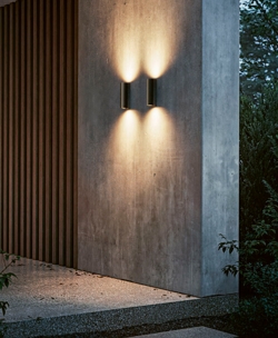 Scap zewnętrzna lampa ścienna, deep black