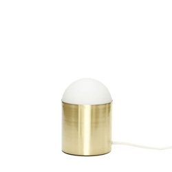 Sculpture lampa stołowa, mosiądz