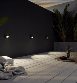 Occhio Sito Lato VOLT zewnętrzna lampa ścienna/sufitowa, różne warianty