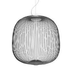 Spokes 2 Large LED MyLight lampa wisząca, Grafit