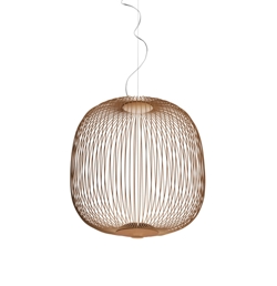 Spokes 2 lampa wisząca ściemnialna, Miedź