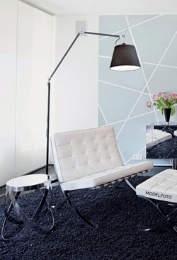 Tolomeo Mega Terra czarny, Ø36