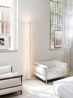 Tru lampa podłogowa, biała