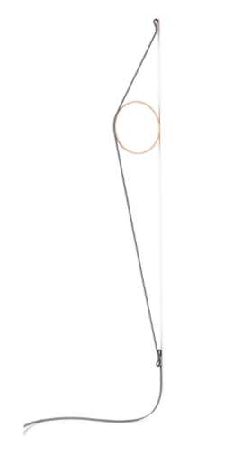 Wirering Kinkiet, Szary/Różowy