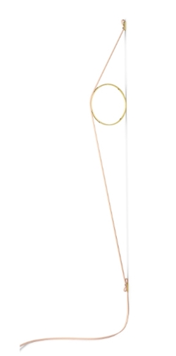 Wirering Kinkiet, Różowy/Złoty